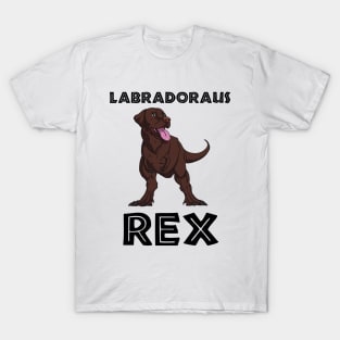 Labrador Dinosaur (black) T-Shirt